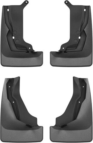WeatherTech Custom No Drill Splash Guard MudFlaps for Honda Passport, Front & Rear Set (110214-120214), Black in Kuwait