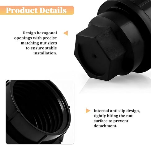 Osilly 24PCS Car Wheel Lug Nut Cap Covers, OEM# 15646250 M27 x 2.0 Thread Vehicle Wheel Lug Stud Nut Set, Automotive Replacement Accessories, Fit for Express Acadia Avalanche in Kuwait