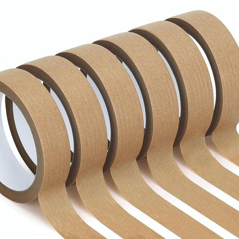 Blue Painters Tape 1 Inch Wide, 6 Rolls 22 Yards Each, Masking Tapes for Walls Painting, Home Decoration, Clean Removal, No Residue in Saudi Arabia