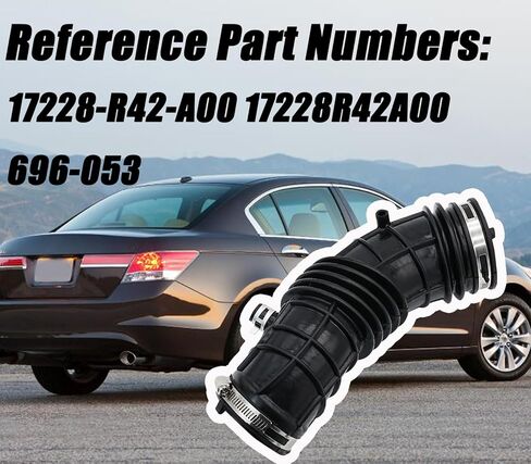 Air Intake Hose Compatible with 2008-2012 Honda Accord & 2012-2015 Honda Crosstour 2.4L, Replacement for 17228-R42-A00 696-053 in Kuwait