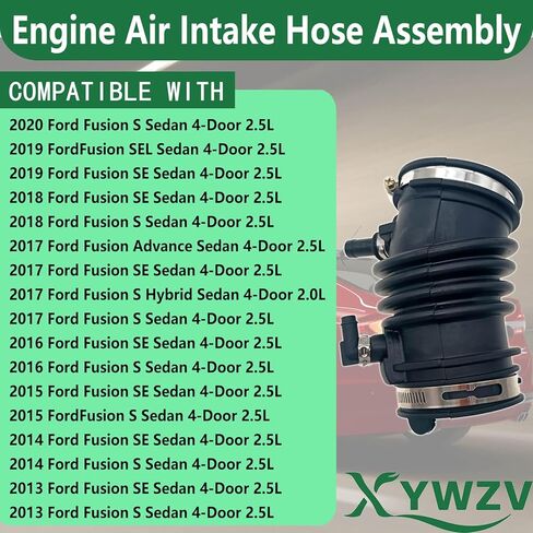 Engine Air Intake Hose Assembly Compatible with Ford Fusion 2013-2020 | Replace DS7Z-9B659-B, DS7Z9B659B | Intake Duct Tube Direct Fit in Kuwait