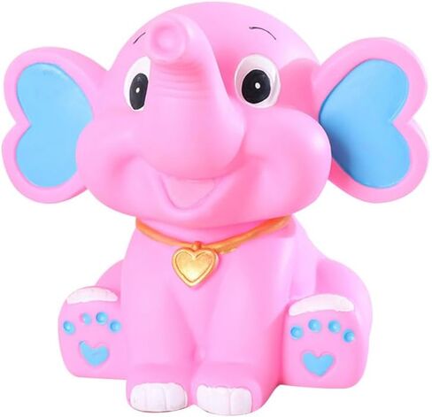 Alasum Cartoon Elephant Piggy Bank for Kids Cute Money Storage Pot Silicone Coin Bank for Girls and Boys 8.66X7.67X5.90In Birthday Money Box Saving Container in Kuwait