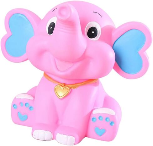 Alasum Cartoon Elephant Piggy Bank for Kids Cute Money Storage Pot Silicone Coin Bank for Girls and Boys 8.66X7.67X5.90In Birthday Money Box Saving Container in Kuwait