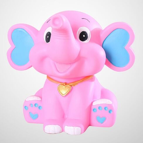 Alasum Cartoon Elephant Piggy Bank for Kids Cute Money Storage Pot Silicone Coin Bank for Girls and Boys 8.66X7.67X5.90In Birthday Money Box Saving Container in Kuwait