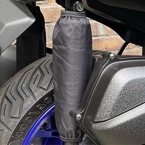 2Pcs 270mm Rear Shock Absorber Suspension Protector,Universal Shock Covers, Waterproof Scratch-resistant Elastic Nylon Protective Case,Protective Cover for Dirt Pit Bike Motorcycle ATV Quad Scooter in Saudi Arabia