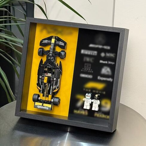 iLuane Display Wallboard for LEGO Speed Champion The Movie APXGP Team Race Car 77252 Toy Blocks, Adult Collectibles Wall Mount, Room or Office Decor(No Car Included) in Saudi Arabia