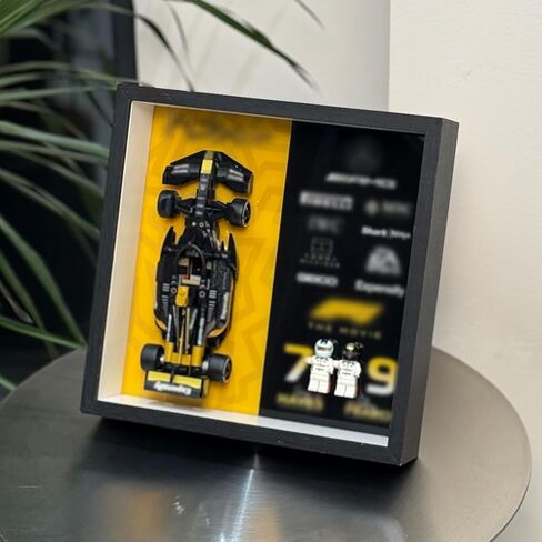 iLuane Display Wallboard for LEGO Speed Champion The Movie APXGP Team Race Car 77252 Toy Blocks, Adult Collectibles Wall Mount, Room or Office Decor(No Car Included) in Saudi Arabia