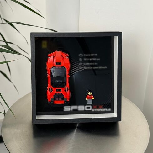 iLuane Display Wallboard for LEGO Speed Champion The Movie APXGP Team Race Car 77252 Toy Blocks, Adult Collectibles Wall Mount, Room or Office Decor(No Car Included) in Saudi Arabia