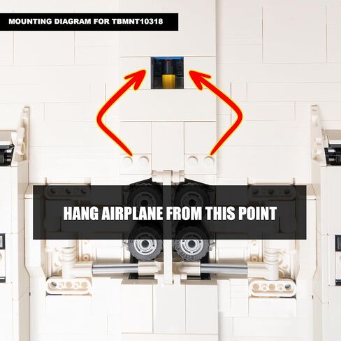 Wall Mount for LEGO Icons Concorde-10318 (Car NOT Included) in Saudi Arabia