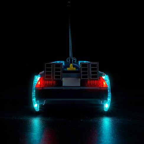 LocoLee Light kit Compatible with Lego 77256 Time Machine from Back to the Future (Not Actual Model Only Lights) LED Lighting Accessories Compatible with Lego Delorean in Kuwait