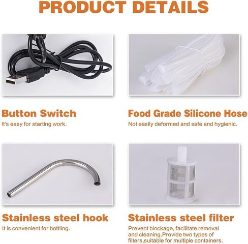 مضخة تفريغ السوائل الكهربائية USB، مضخة استخراج زيت السيارات لنقل زيت المحرك والوقود، أداة نقل سائل محمولة 12 فولت/USB للسيارة والدراجات النارية والمركبات ATV وجزازة العشب in Kuwait