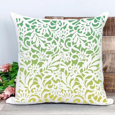 Floral Stencils for Crafts Reusable Damask Texture Stencils for Painting Background Stencil Drawing Templates for Wood Canvas Furniture Scrapbooking in Saudi Arabia