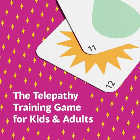 Magic Mind ESP Telepathy Training Card Game - 25 Colorful Psychic Development Cards for Solo & Group Play, Screen-Free Entertainment, Ages 7+ (Inspired by Zener Cards) - Standard Family Card Games in Saudi Arabia