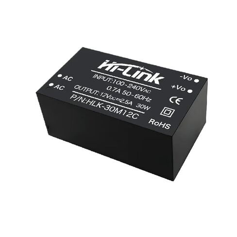 AC DC 12V 30W 2.5A Output Power Supply Module HLK-30M12C Ultra-Small Size Low Power Consumption in Kuwait