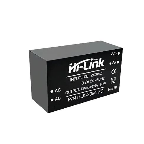 AC DC 12V 30W 2.5A Output Power Supply Module HLK-30M12C Ultra-Small Size Low Power Consumption in Kuwait