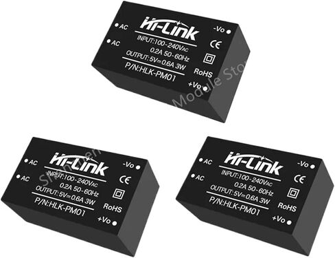 20pcs/Lot AC DC Converter HLK-PM01 5V 3W Output Isolation Adjustable Power Supply Module in Kuwait