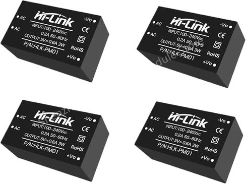 20pcs/Lot AC DC Converter HLK-PM01 5V 3W Output Isolation Adjustable Power Supply Module in Kuwait