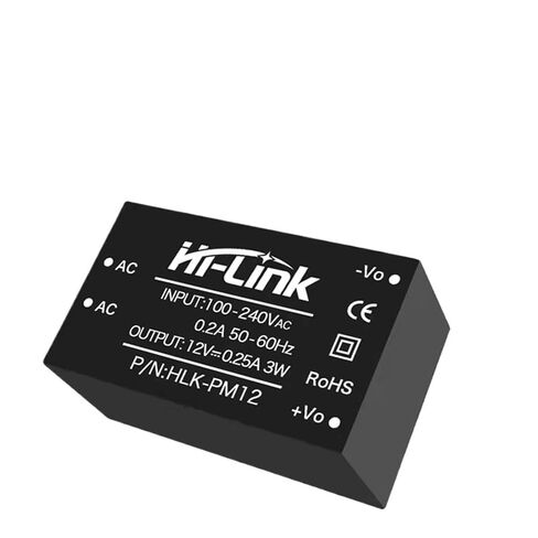 AC DC HLK-PM12 220V to 12V 3W Power Supply Module 20pcs/Lot Voltage-stabilizing Isolating Switch Supply Step Down in Kuwait
