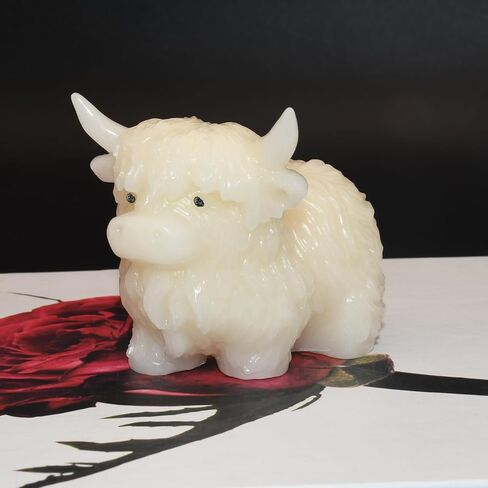 Highland Cow Shape Silicone Mold for Epoxy Resin, 2 Packs 3D Cute Cow Animal Candle Mold for Candle Making, Highland Cow Chocolate Candy Fondant Molds for Cake Decor in Saudi Arabia