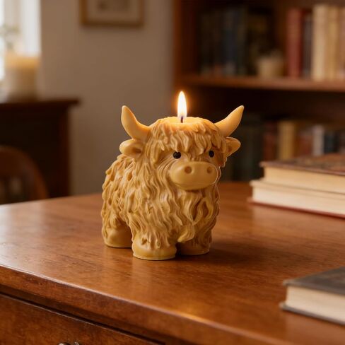 Highland Cow Shape Silicone Mold for Epoxy Resin, 2 Packs 3D Cute Cow Animal Candle Mold for Candle Making, Highland Cow Chocolate Candy Fondant Molds for Cake Decor in Saudi Arabia