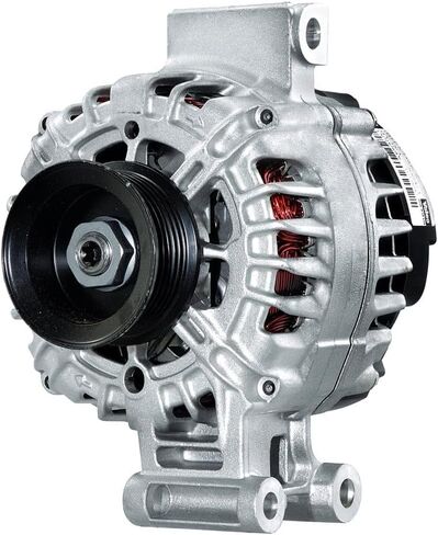 Alternator 8mm Battery Post 120A Internal Fan 6 Groove Serpentine Pulley Clockwise 12V OE Replacement in Kuwait