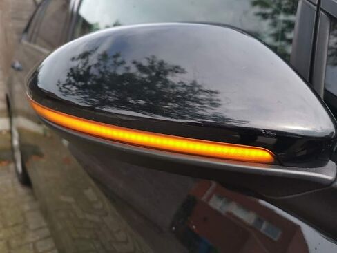 Dynamic Sequential LED Side Mirror Turn Signal Light Assembly Compatible with VW Golf7 R GTI GTD MK7 MK7.5 Flowing Water Blinker Flashing Light in Saudi Arabia