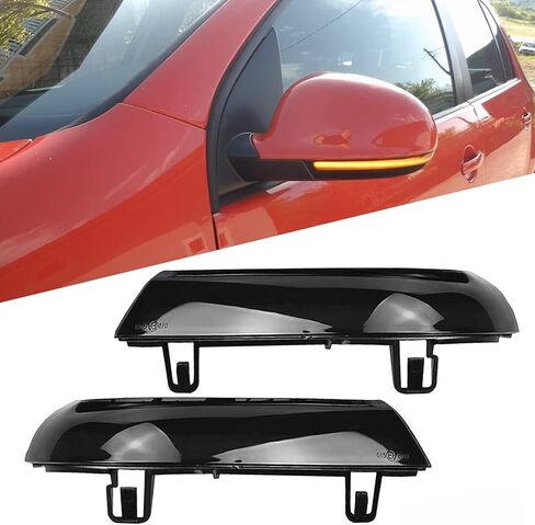 Dynamic Sequential LED Side Mirror Turn Signal Light Assembly Compatible with VW Golf7 R GTI GTD MK7 MK7.5 Flowing Water Blinker Flashing Light in Saudi Arabia