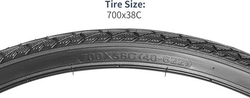 YUNSCM 2-PCS 700C Bike Tires 700X38C/40-622 and 700C Bike Tubes Presta Valve with 2 Rim Strips Compatible with 700X36C 700X37C 700X38C 700X39C 700X40C Bike Bicycle Tires and Tubes (P-1134) in Saudi Arabia