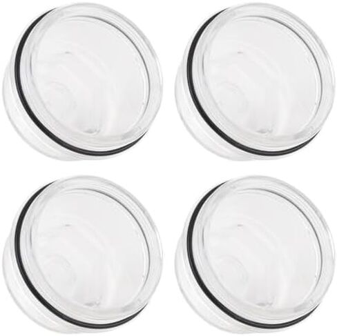Rockwell 12011-1 Oil Bath Cap Kit, 3-3/4 Inch Plastic Axle Cover, Fit for Disc Brakes, Trailer Wheels, 9-16K 1996 Axles with 3.75in-8 Threads, Easy Installation in Kuwait