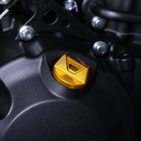 Motorcycle Engine Oil Filler Cap Plug Cover Screw Compatible with H.onda H.onda CBR600RR CBR1000RR CBR500R 2003-2024 2025 2026 Oil Cap CBR 600RR 1000RR 500RR CBR600RR Accessories (Gold) in Kuwait
