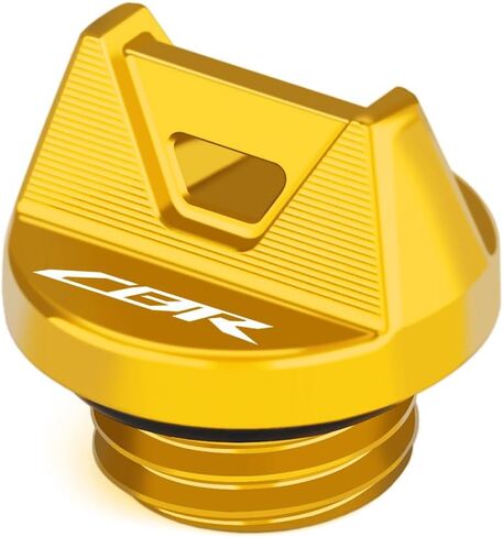 Motorcycle Engine Oil Filler Cap Plug Cover Screw Compatible with H.onda H.onda CBR600RR CBR1000RR CBR500R 2003-2024 2025 2026 Oil Cap CBR 600RR 1000RR 500RR CBR600RR Accessories (Gold) in Kuwait