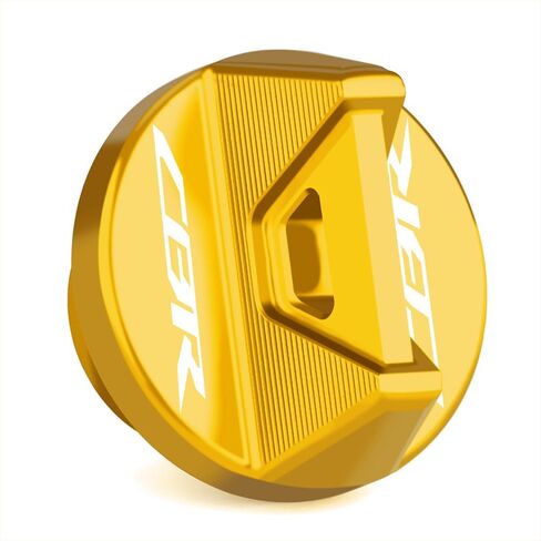 Motorcycle Engine Oil Filler Cap Plug Cover Screw Compatible with H.onda H.onda CBR600RR CBR1000RR CBR500R 2003-2024 2025 2026 Oil Cap CBR 600RR 1000RR 500RR CBR600RR Accessories (Gold) in Kuwait