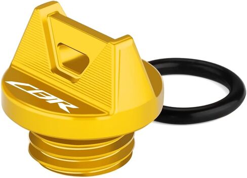 Motorcycle Engine Oil Filler Cap Plug Cover Screw Compatible with H.onda H.onda CBR600RR CBR1000RR CBR500R 2003-2024 2025 2026 Oil Cap CBR 600RR 1000RR 500RR CBR600RR Accessories (Gold) in Kuwait