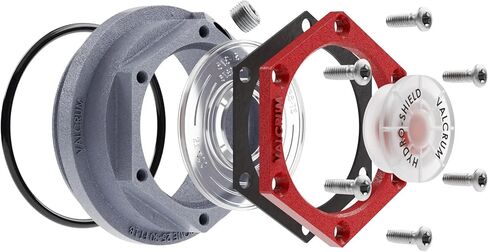 حمام زيت ألومنيوم مقاوم للماء أو غطاء شحم من Hydro-Shield لمحاور Dexter & Lippert 6K-8K بقطر خيط 2.875 بوصة HS-2875 in Kuwait