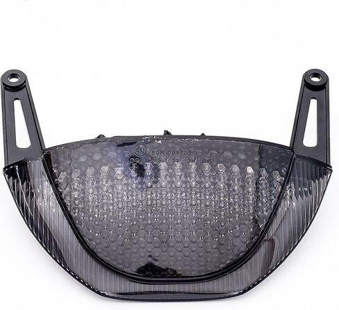 Sequential Motorcycle Led Tail Light with Turn Signals Compatible with 07-12 CBR 600RR;Above exhaust conversion Smoke in Saudi Arabia
