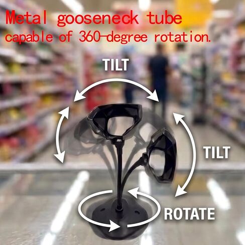 Universal Barcode Scanner Stand, Flexible Gooseneck Holder Fits for DS2208 DS2278 DS4308 DS4608 DS8108, Sturdy Desktop Cradle for Retail Warehouse Supermarket Logistics. in Kuwait