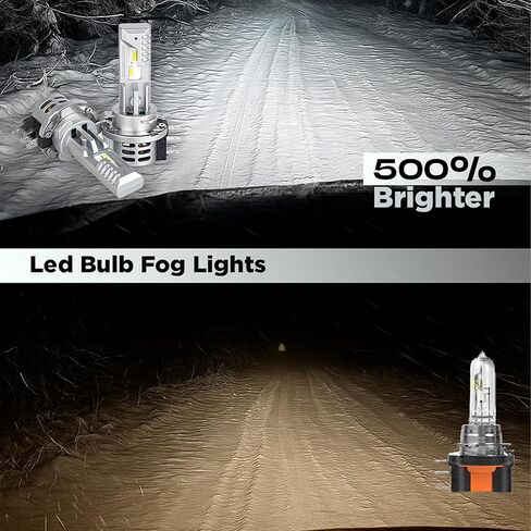 H15 Replacement Light – 70W 6500K Cool White, 22000 Lumens, 1:1 Plug & Play, Long-Service Life, CANbus Ready, IP68 – Replaces Any H15 Bulb - Fog-Interior-Turn Signal, Pack of 2 in Kuwait