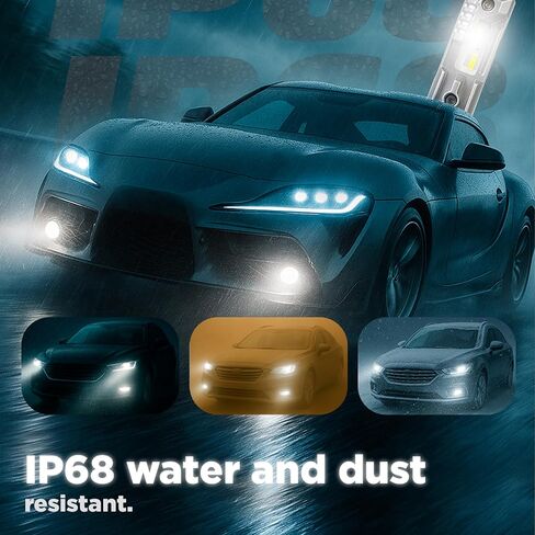 H15 Replacement Light – 70W 6500K Cool White, 22000 Lumens, 1:1 Plug & Play, Long-Service Life, CANbus Ready, IP68 – Replaces Any H15 Bulb - Fog-Interior-Turn Signal, Pack of 2 in Kuwait