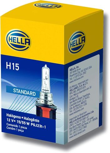 Hella H15 لمبة هالوجين - H15-12V - 55/15 وات - نوع المقبس: PGJ23t-1 in Kuwait
