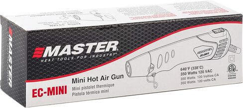 مسدس حراري EC-MINI من Master Appliance للحرف اليدوية، غلاف قابل للانكماش، أنابيب انكماش حراري، موصلات سلكية، موصلات كهربائية، راتنجات الإيبوكسي، مسدس حراري لصنع الشموع، مسدس هواء ساخن منقوش مع عاكس يتقلص الحرارة in Kuwait