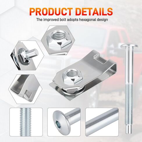 924-311 مجموعة أدوات تركيب براغي صواميل الشاحنة متوافقة مع Ford F250 F350 F450 F550 Super Duty Truck 1999-2016 استبدال # W706640S900 W706641S900 W708770S436 XC3Z9900038AA in Kuwait
