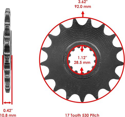 Caltric Drive Chain and Sprocket Kit Compatible With Yamaha R1 YZF-R1 2004-2008 in Kuwait