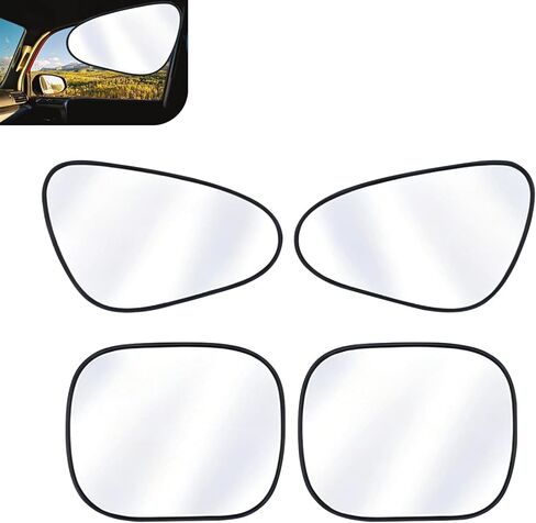 4 PCS Car Window Shade, Static Suction Side Window Sun Shade, Front and Rear Windows Sun Blocker, Universal Car Sunshades Protection for Driver and Passenger (Black) in Kuwait