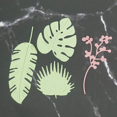 Cutting Dies Metal, Leaf and Flower Embossing Stencils for DIY Scrapbooking Photo Album Decorative DIY Paper Cards Making Gift, Metallic Die Cut in Kuwait