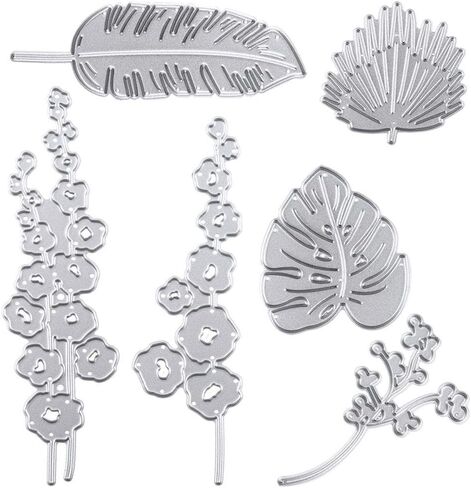 Cutting Dies Metal, Leaf and Flower Embossing Stencils for DIY Scrapbooking Photo Album Decorative DIY Paper Cards Making Gift, Metallic Die Cut in Kuwait