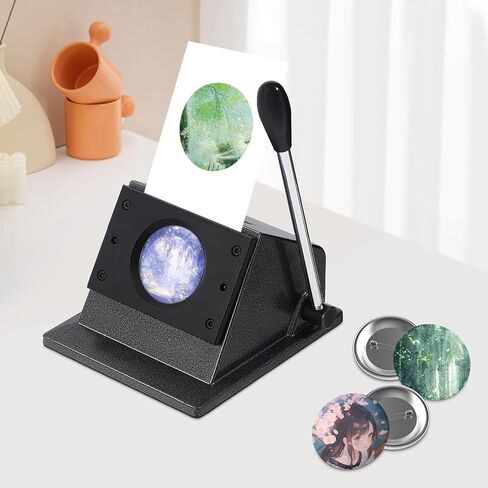 58mm & 70mm Round Button Punch, Graphic Badge Die Cutter, Button Hole Punch for Cards, Badges, Cartoon Buckles, Photo Frames in Saudi Arabia