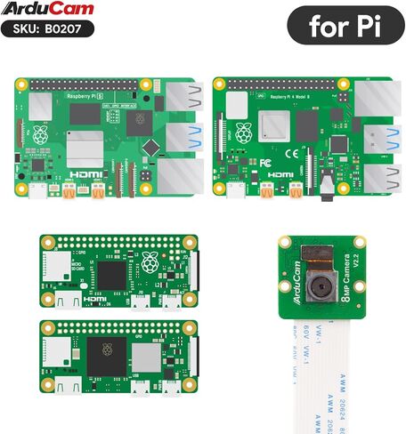 Arducam for Raspberry Pi Camera Module V2-8 Megapixel,1080p (RPI-CAM-V2 + 5.9"/150mm Flex Cable + Pi Zero Cable) in Saudi Arabia