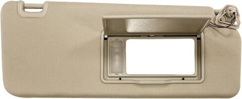 Sun Visor Fit for Nissan Titan 2004-2024 for QX56 Armada 2004-2014 Replacement 96401EZ10B with Light (Left Dirver Side(Beige)) in Saudi Arabia