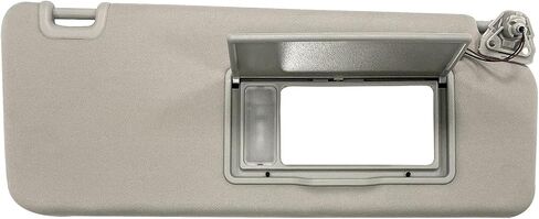 Sun Visor Fit for Nissan Titan 2004-2024 for QX56 Armada 2004-2014 Replacement 96401EZ10B with Light (Left Dirver Side(Beige)) in Saudi Arabia
