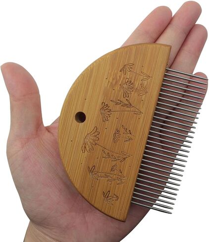 XGNG 3pcs Tapestry Knitting Set Wood Steel Comb Tool Large Eye Needle Afghan Crochet in Kuwait